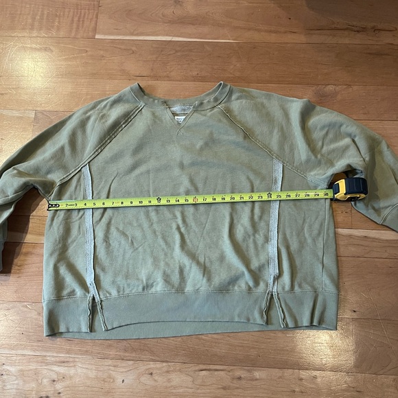 American Eagle Olive Sweatshirt - Picture 4 of 7
